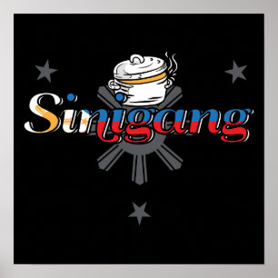 Poster Sinigang Philippines Alimentation philippine