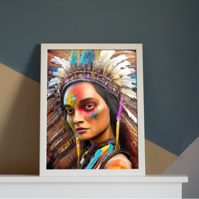 Poster sioux amérindien (Créateur téléchargé)