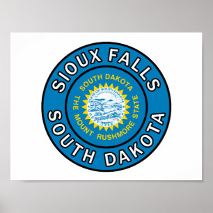 Poster Sioux Falls Dakota du Sud