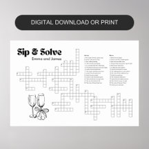 Sip and Solssword Modèle Digital ou Print