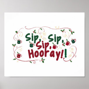Poster Sip, Sip, Hooray!, Conception du rassemblement de