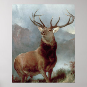 Poster Sir Edwin Landseer   Monarque du Glen, 1851