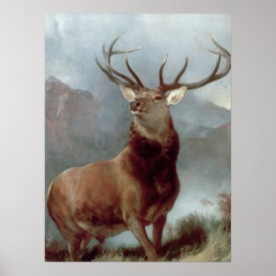 Poster Sir Edwin Landseer   Monarque du Glen, 1851