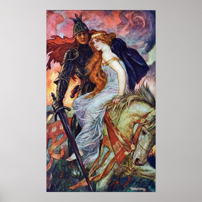 Poster Sir Lancelot et Guinevere par Henry Ford (Devant)