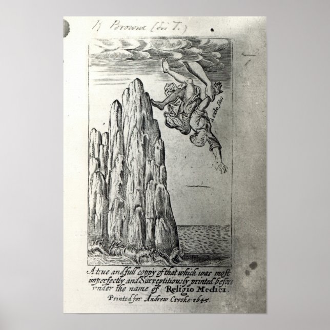 Poster Sir Thomas Browne, 1645 (Devant)