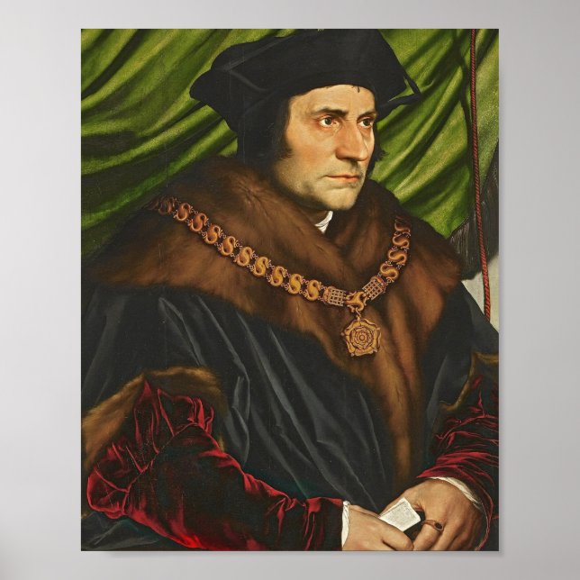 Poster Sir Thomas More Par Hans Holbein Le Jeune (Devant)