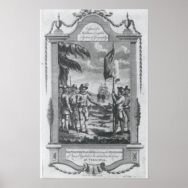 Poster Sir Walter Raleigh (Devant)