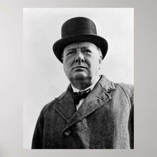 Poster Sir Winston Churchill (Devant)