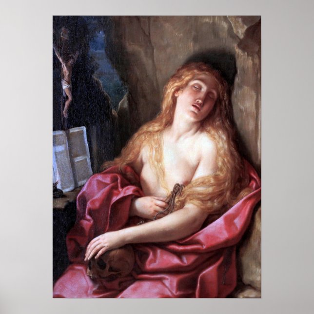 Poster Sirani - Magdalene pénitente (Devant)