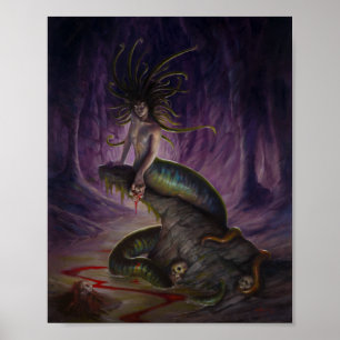 Poster Sirène de grotte