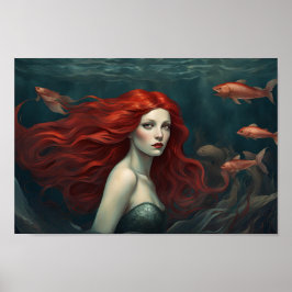 Poster Sirène de l'affiche profonde