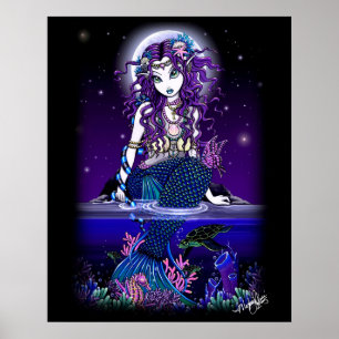 Poster Sirène de minuit de "Uxia"