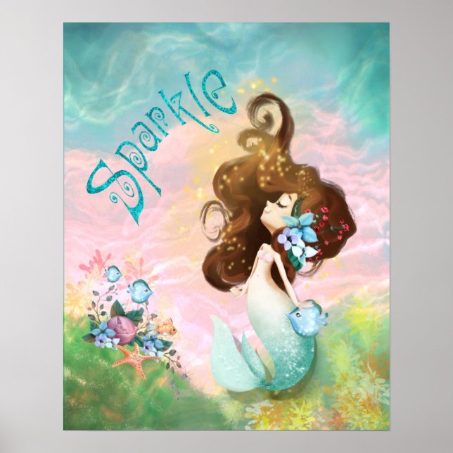 Poster Sirène d'étincelle (Devant)