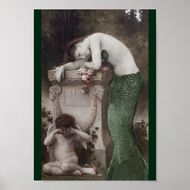 Poster Sirène et minuscule cépidé (Devant)