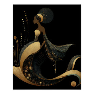 POSTER SIRÈNE NOIRE #4