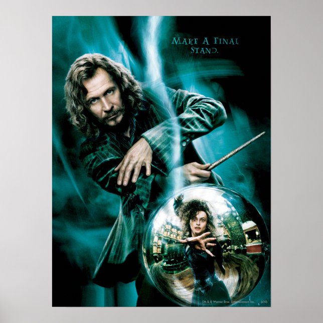 Poster Sirius Black et Bellatrix Lestrange (Devant)