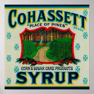 Poster Sirop LabelCairo, GA de Cohassett