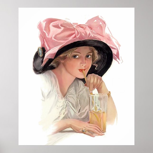 Poster Siroter du soda (Devant)