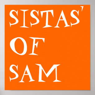 POSTER SISTAS' DE SAM