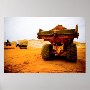 Poster Site de construction, Luanda, province de Luanda