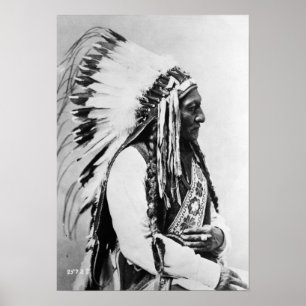 Poster Sitting Bull, un Sioux de Hunkpapa
