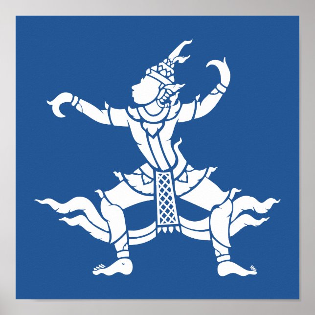 Poster SIX Danseuse thaïlandaise ⚠ Thaïlande ⚠ (Devant)