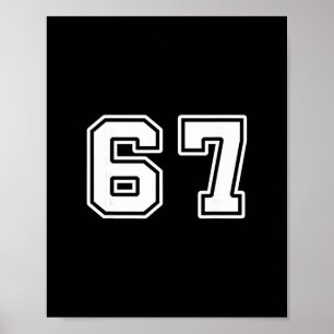 Poster Six Seven 6 7 Mème 67