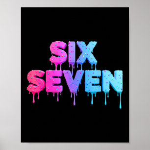 Poster Six Seven Crème Glacée Dégoulinante Génération Alp