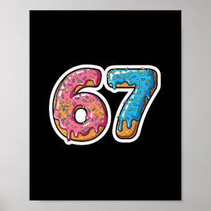 Poster Six Seven Crème Glacée Dégoulinante Sports Cool Mè