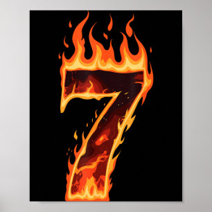 Poster Six Seven Flamboyant Glace Drôle Mème 67 Couple
