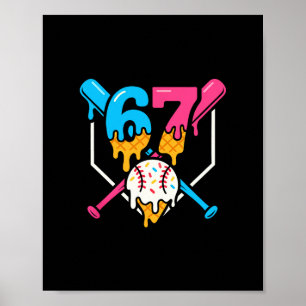 Poster Six Seven Vendent des Crèmes Glacées Dégoulinantes