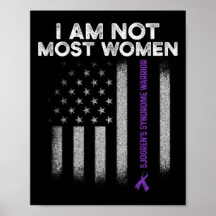 Poster Sjogren's Syndrome Survivor La plupart des femmes 