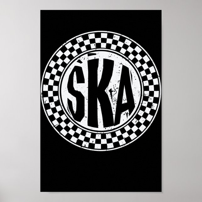Poster Ska music (Devant)
