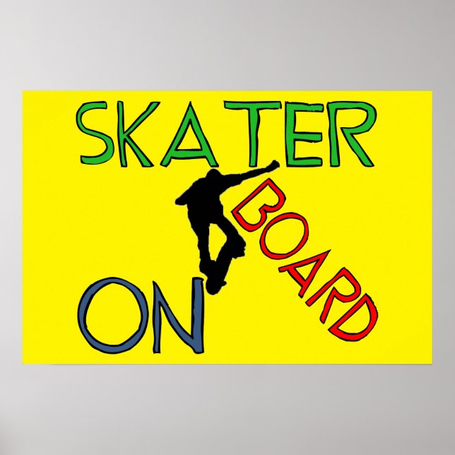 Poster - Skater an Bord (Vorne)