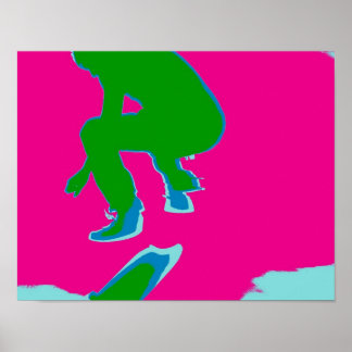Poster Skater Pop Art