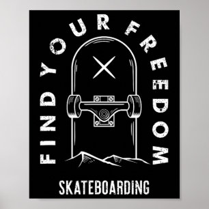 Poster Skateurs S'amusant La Vie du Skateboard Pro Pour A