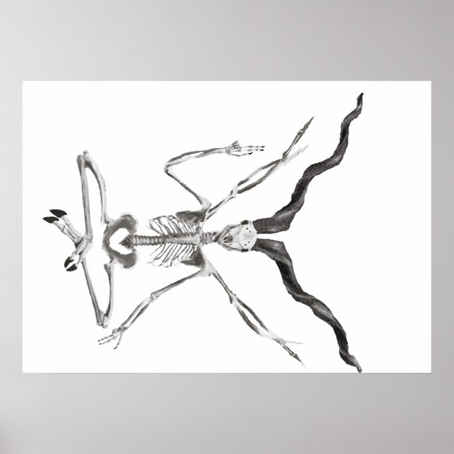 Poster Skeletal Baphomet (Devant)