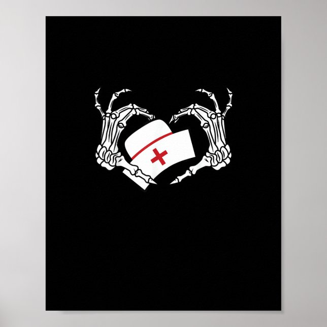 Poster Skeleton Coeur main Lazy do-it-yourself Costume d' (Devant)