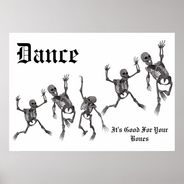 Poster Skeleton Dance (Devant)