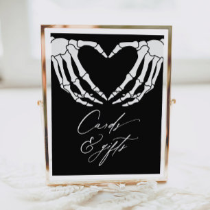 Poster Skeleton Halloween Baby showers cartes et cadeaux