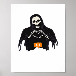 Poster Skeleton Pur-Coeur Follower Classic