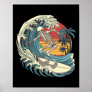 Poster Skeleton Surfing _1