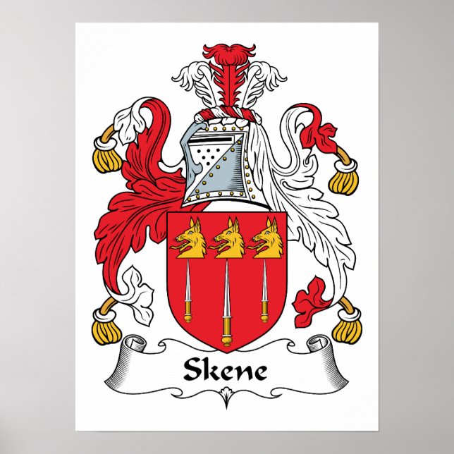 Poster Skene Family Crest (Devant)