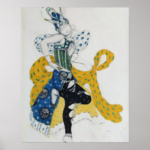 Poster Sketch for the ballet 'La Peri', par Paul Dukas