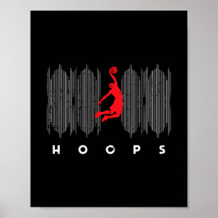 Poster Sketll Dunk Logo Hoops Ller Joueur Hommes Garçons