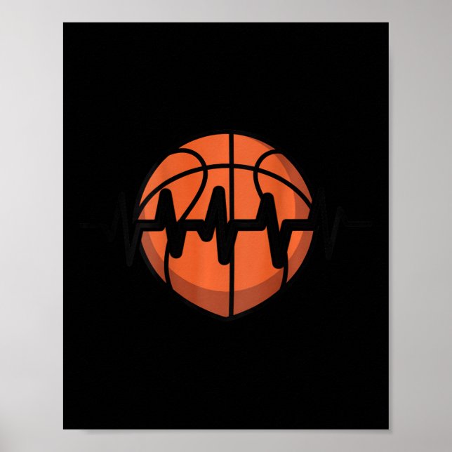Poster Sketll Heartbeat Pulse Design  (Devant)