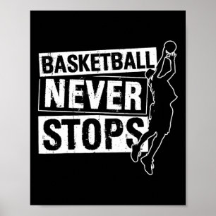 Poster Sketll ne s'arrête jamais Sketll Jeu de sport