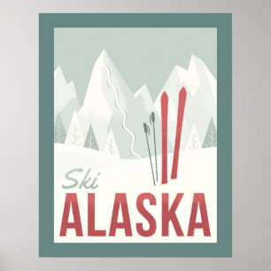 Poster Ski Alaska