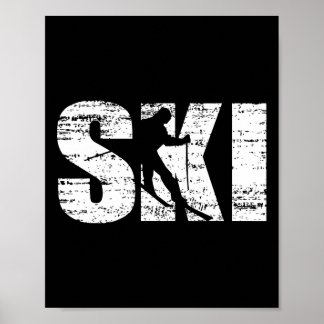 Poster Ski cool En Perte Pour Skieurs