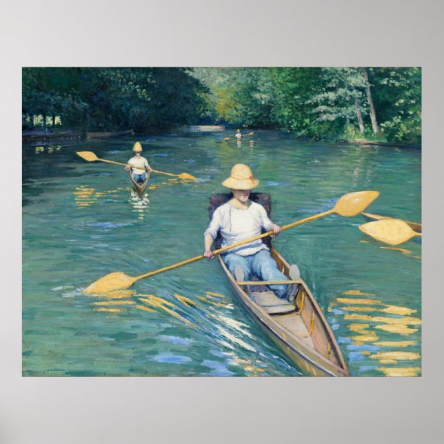 Poster Ski - Gustave Caillebotte Art (Devant)